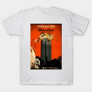 Die Hard retro travel print T-Shirt